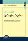 Studia Musicologica雜志